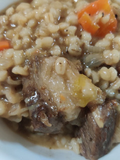 A picture of Beef Barley Stew.