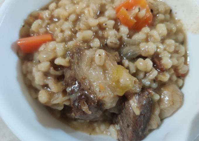 Steps to Make Jamie Oliver Beef Barley Stew