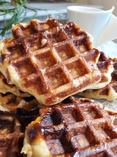 Une photo de Véritable gaufres de Liège, recette de i Cook Masterclass