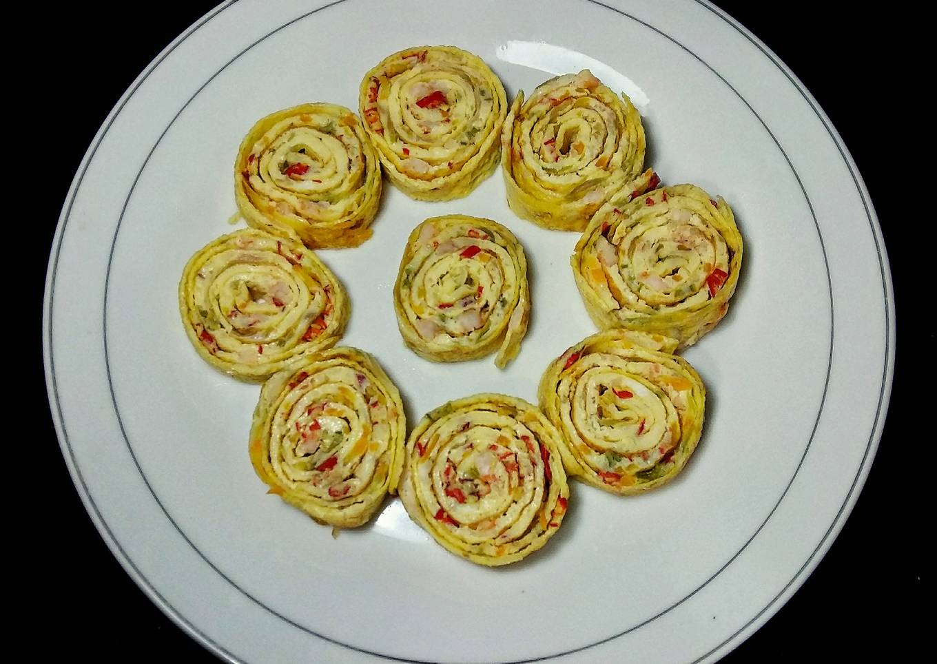 Telur Dadar Gulung (tanpa msg)
