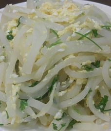 củ cải trắng xào