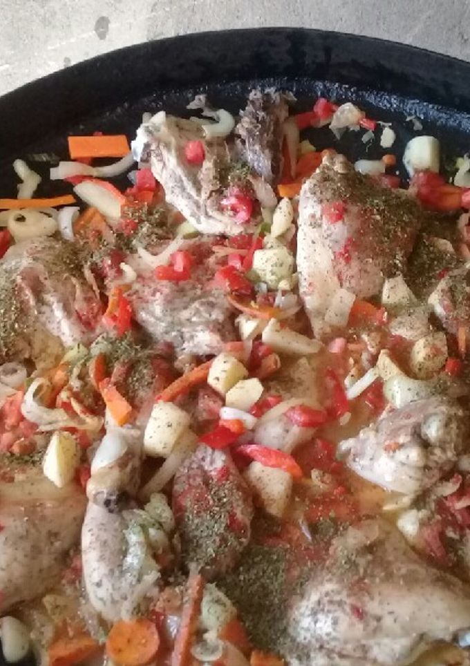 Una foto de Pollo al disco a la juanma