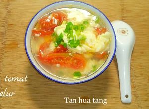 Foto resep TAN HUA TANG (sup tomat telur)
