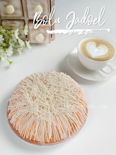 Foto resep Bolu Jadoel sirup oren lembut + Tips cantik