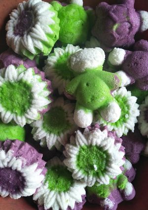Foto resep Kue putu ayu menul2