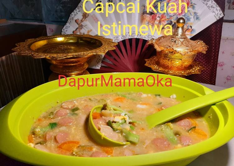 Cara Mudah Membuat Capcai Kuah Istimewa Enak yang Lezat