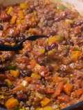 Chilli vegan com abacate