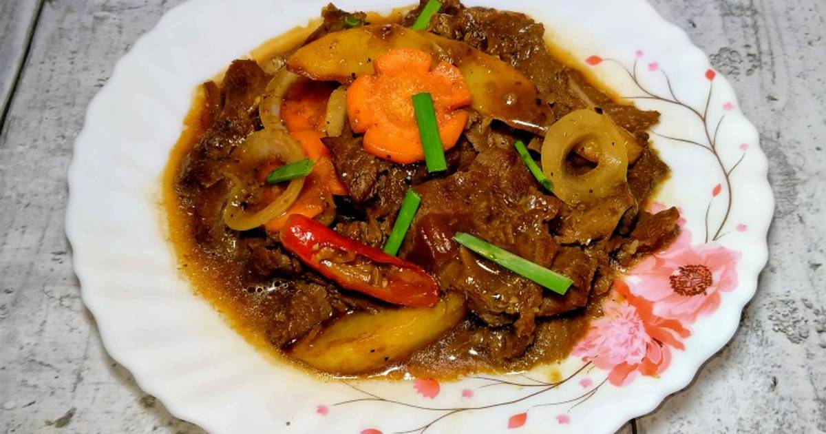 Resipi Daging Masak Black pepper oleh shazrina Cookpad