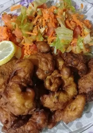 Una foto de Marineras de pollo!!!🍽👌