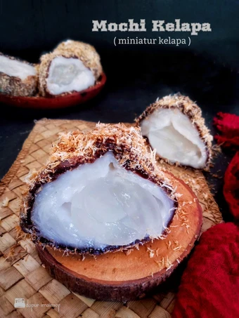 Cara Gampang Membuat Resep Mochi Kelapa (miniatur kelapa) yang Lezat Sekali Anti Ribet, Sempurna