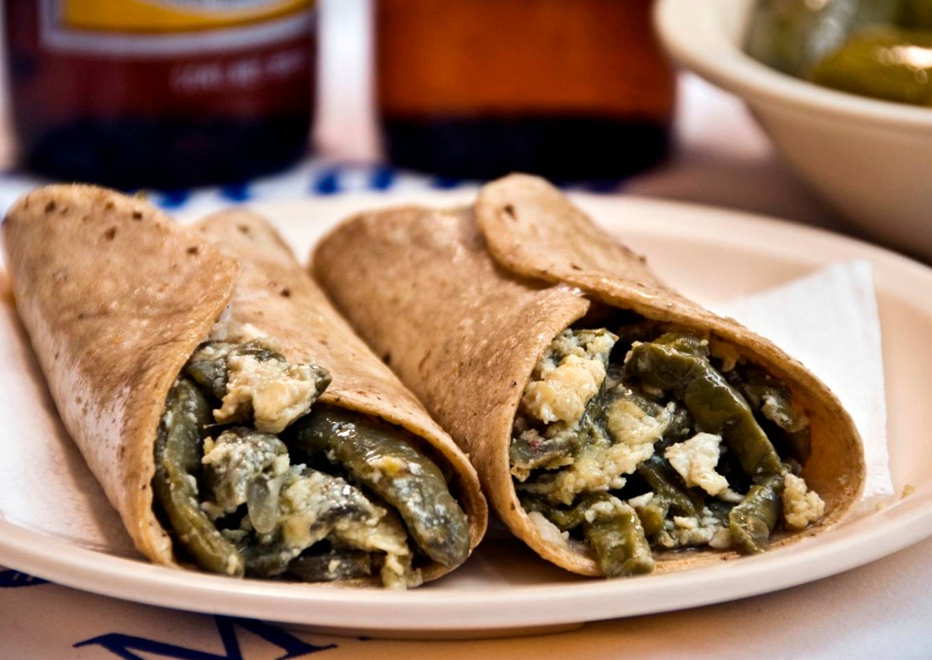 Taco de Nopales con Huevo