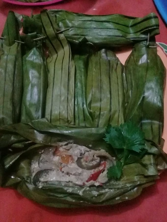 Langkah Gampang Membikin Resep Pepes Terong Jamur Tauge yang Uenak Anti Ribet, Bisa Manjain Lidah