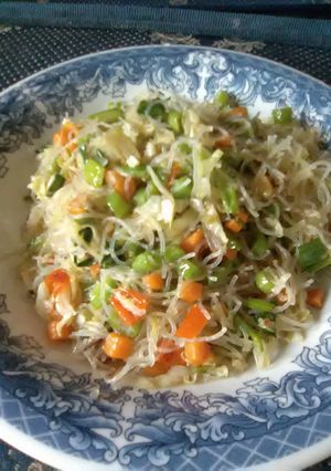 Foto resep Bihun goreng pedas mantap