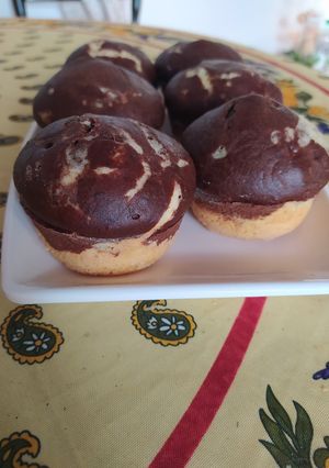 Una foto de Muffins marmolados, sin manteca y económicos ✨