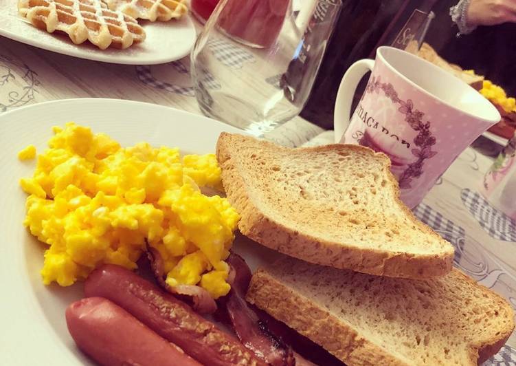 Homemade english breakfast