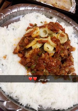 صورة لوصفة صوص الارز الأبيض (اختراعي😂)