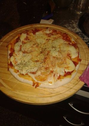 Una foto de Pizza casera