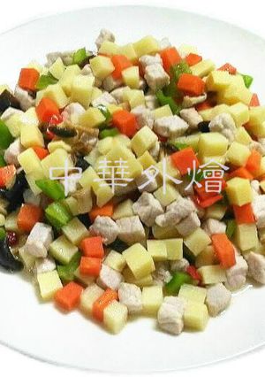 竹筍爆肉丁【中餐丙級菜單】 的食譜成品照片