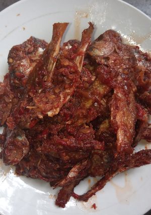 Foto resep Ikan Asin Bumbu bali Pedas