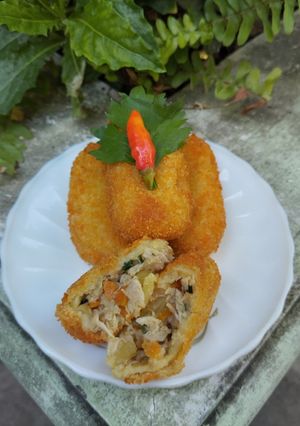 Foto resep Kroket kentang isi ragout ayam