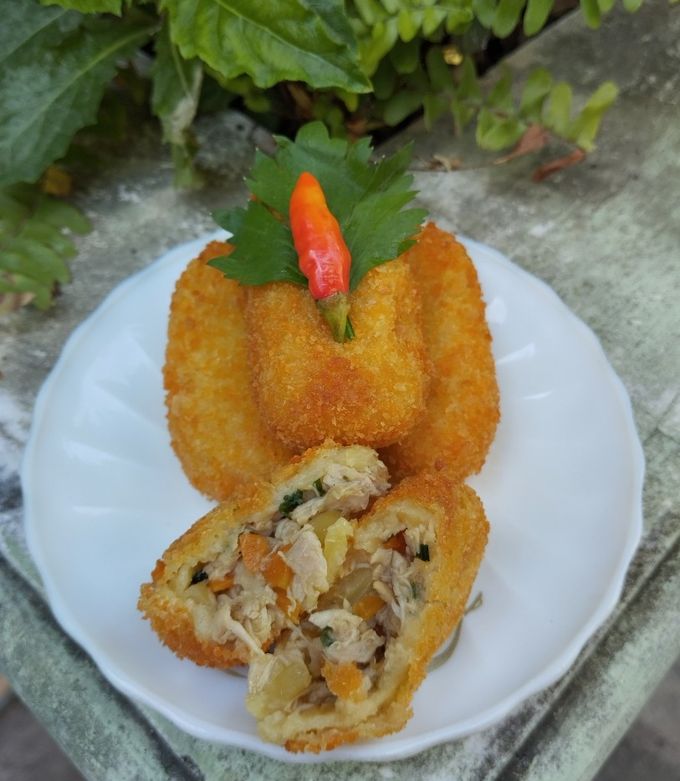Foto resep Kroket kentang isi ragout ayam