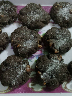 Foto resep Choco pecan cookies #simple keto-cookies #no mixer