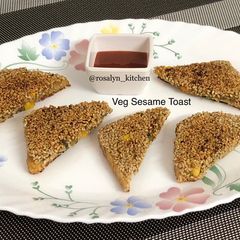 A picture of Veg Sesame Toast.