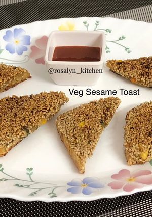 A picture of Veg Sesame Toast.