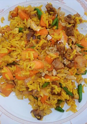 Chinese fried rice ainihin hoton girkin