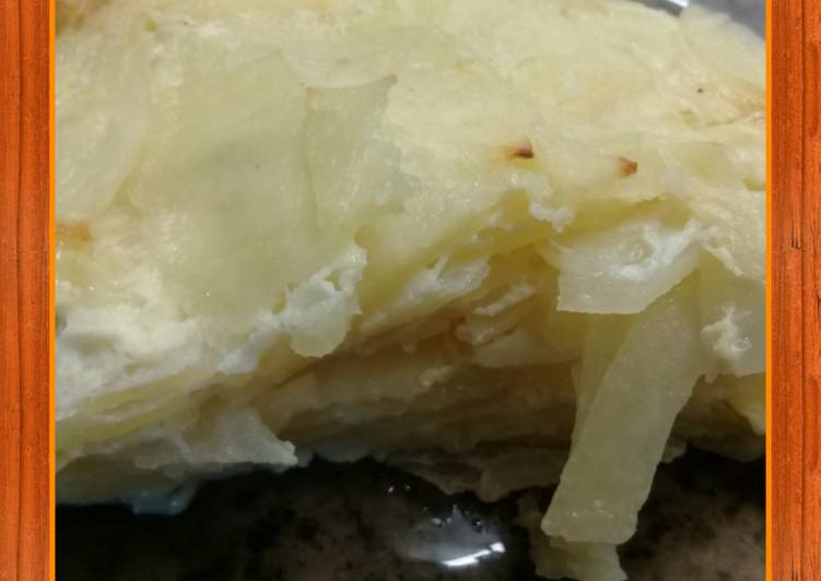 Pastel de papa y crema