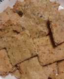 Cracker de harina de garbanzo