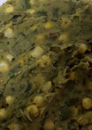 A picture of African dish Mukimo.