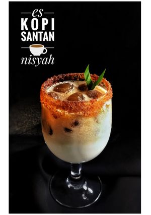 Foto resep Es Kopi Santan ☕🥥🌿