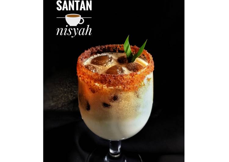 Resep Es Kopi Santan ☕🥥🌿, Sempurna