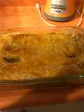 Pasta de hojaldre con atún