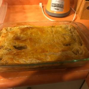 Pasta de hojaldre con atún
Pasta de hojaldre de Rajas con Crema