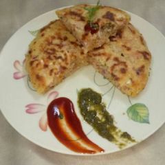 A picture of Vegetables pan cake.