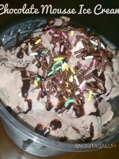 Foto resep Chocolate Mousse Ice Cream (3 bahan)