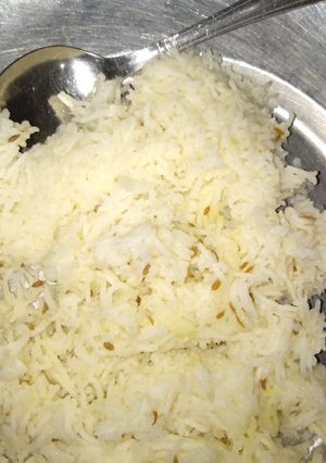 A picture of Jeera rice.
