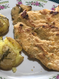 Una foto de Milanesa de pollo (suprema) al horno