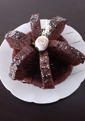 عکسی از دستور کیک کاکائویی 😋🍫