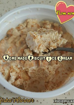 Foto resep Home made Biscuit Ice Cream