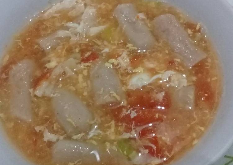 Resep: Sup Telur Tomat DEBM Yang Sederhana