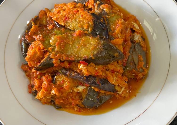 Cara Memasak Terong Balado Telur Irit Untuk Jualan