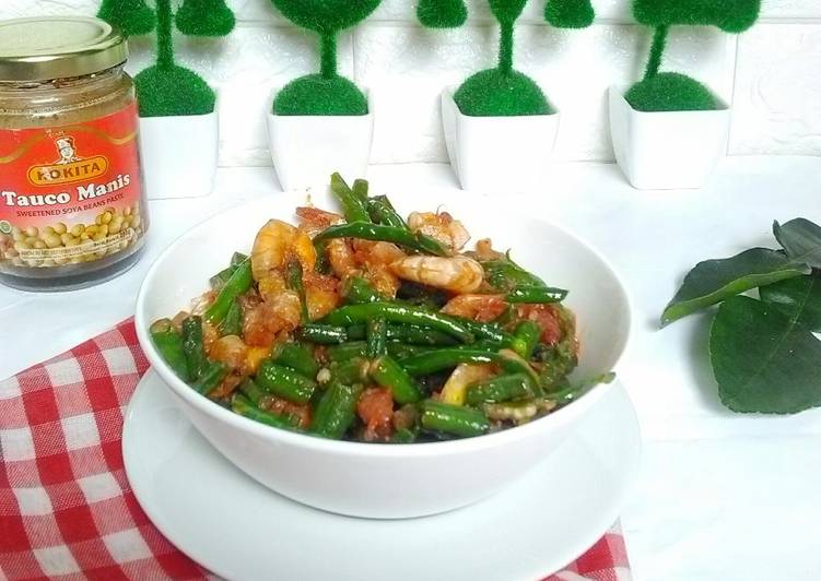 Tauco udang kacang panjang