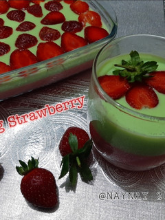 Foto resep Puding Strawberry