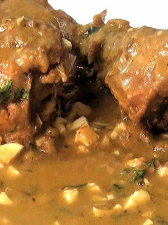 Una foto de Pollo en pepitoria