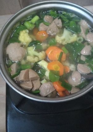 Foto resep Sup Bakso simpel