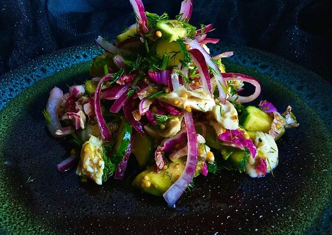 Салат с авокадо