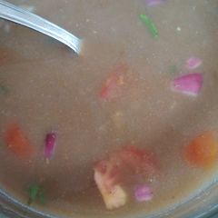 A picture of Chana soup.